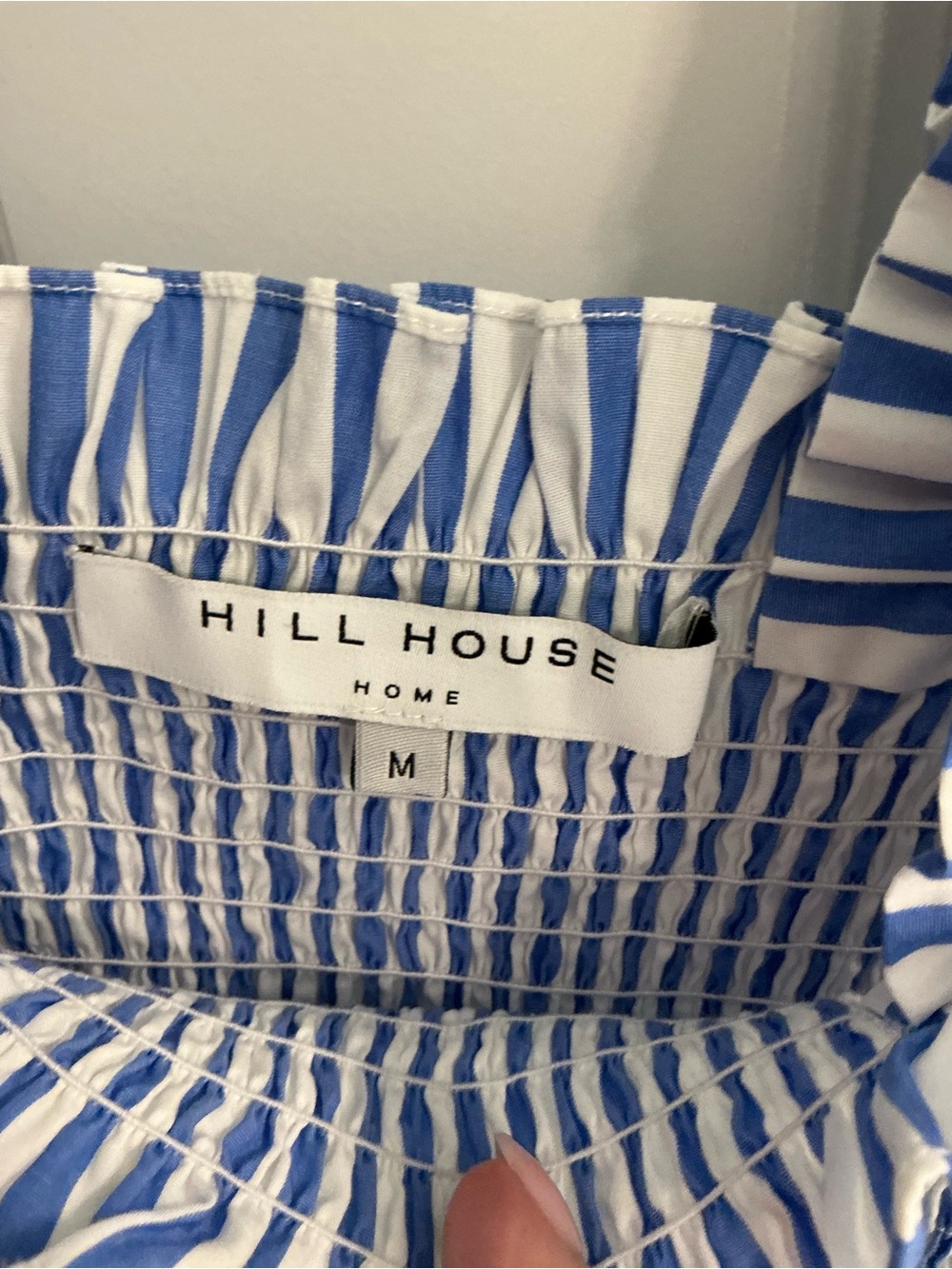 Hill House Home Ellie Nap Dress in Blueberry Stripe sz medium - Picture 4 of 6